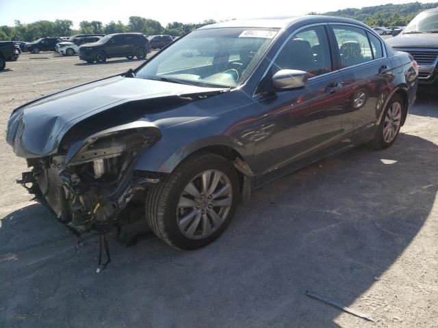 1HGCP2F8XCA060370 - 2012 HONDA ACCORD EXL GRAY photo 2