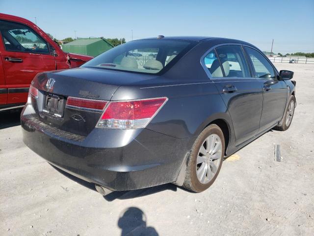 1HGCP2F8XCA060370 - 2012 HONDA ACCORD EXL GRAY photo 4