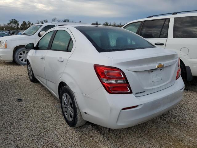 1G1JB5SB4K4126568 - 2019 CHEVROLET SONIC LS WHITE photo 2