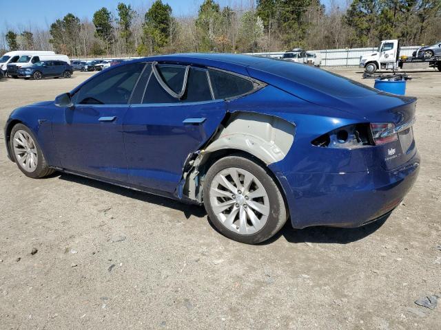 5YJSA1E27GF172611 - 2016 TESLA MODEL S BLUE photo 2