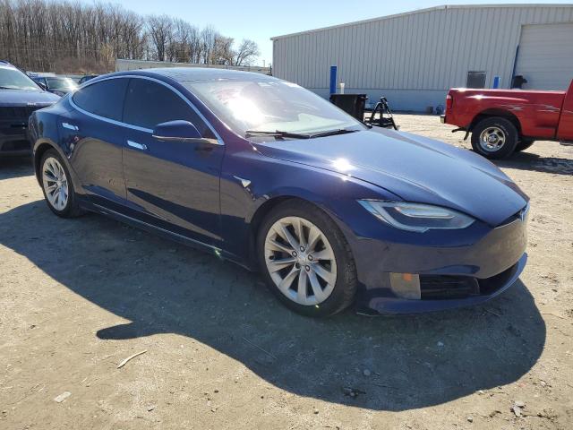 5YJSA1E27GF172611 - 2016 TESLA MODEL S BLUE photo 4