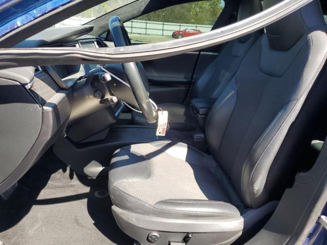 5YJSA1E27GF172611 - 2016 TESLA MODEL S BLUE photo 7