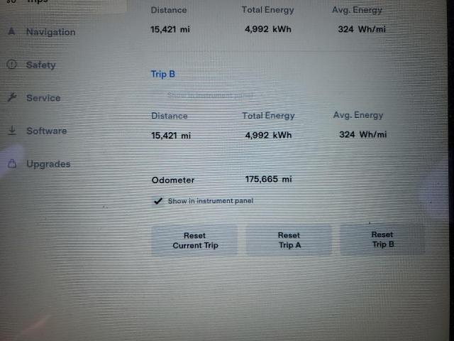 5YJSA1E27GF172611 - 2016 TESLA MODEL S BLUE photo 9