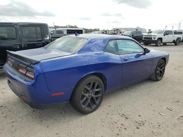 2C3CDZAG8MH573381 - 2021 DODGE CHALLENGER SXT BLUE photo 3