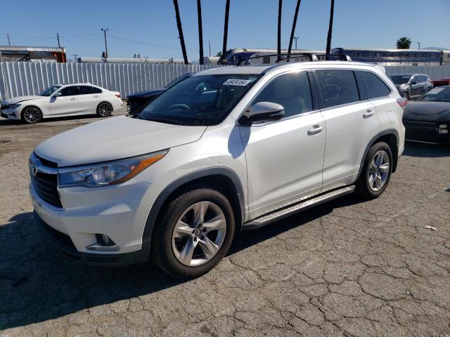 5TDDKRFH5GS325392 - 2016 TOYOTA HIGHLANDER LIMITED WHITE photo 1