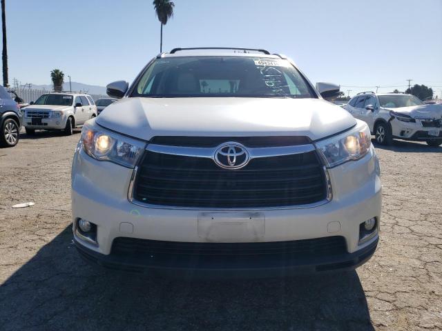 5TDDKRFH5GS325392 - 2016 TOYOTA HIGHLANDER LIMITED WHITE photo 5