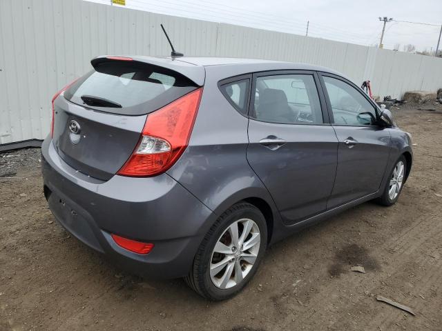 KMHCU5AE1DU138360 - 2013 HYUNDAI ACCENT GLS GRAY photo 3