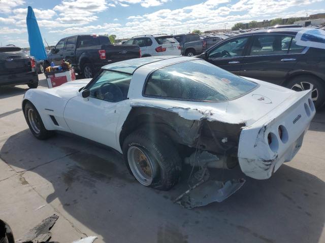 1G1AY8781C5112751 - 1982 CHEVROLET CORVETTE WHITE photo 2