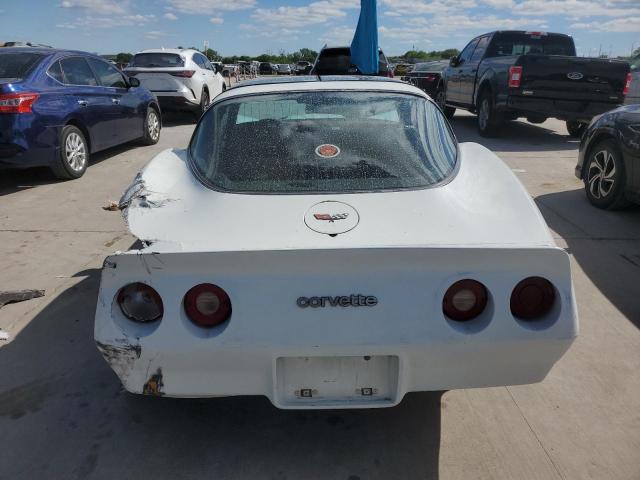 1G1AY8781C5112751 - 1982 CHEVROLET CORVETTE WHITE photo 6