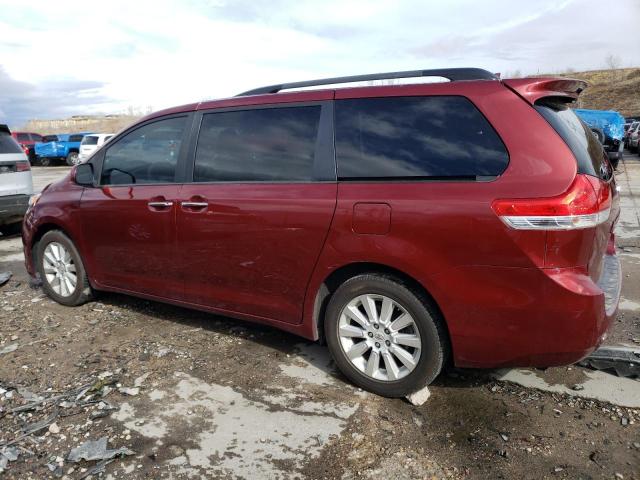 5TDDK3DC0CS042817 - 2012 TOYOTA SIENNA XLE BURGUNDY photo 2