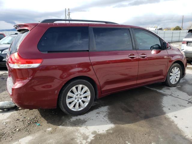 5TDDK3DC0CS042817 - 2012 TOYOTA SIENNA XLE BURGUNDY photo 3