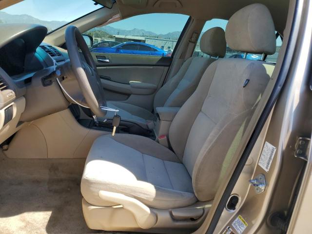 1HGCM56495A167615 - 2005 HONDA ACCORD LX GOLD photo 7