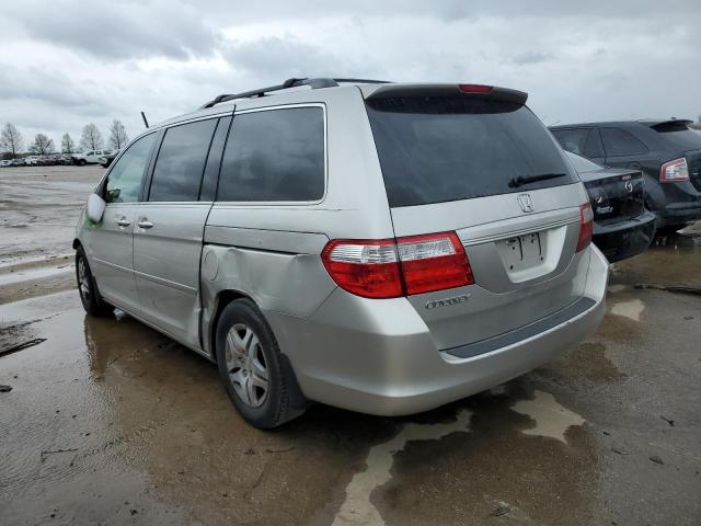 5FNRL38487B452734 - 2007 HONDA ODYSSEY EX SILVER photo 2