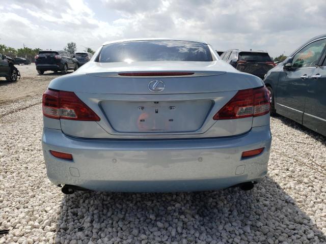 JTHFF2C2XA2507008 - 2010 LEXUS IS 250 BLUE photo 6