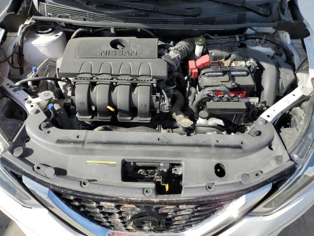 3N1AB7APXKY263465 - 2019 NISSAN SENTRA S WHITE photo 11