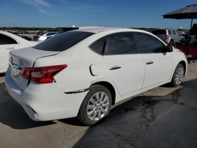 3N1AB7APXKY263465 - 2019 NISSAN SENTRA S WHITE photo 3