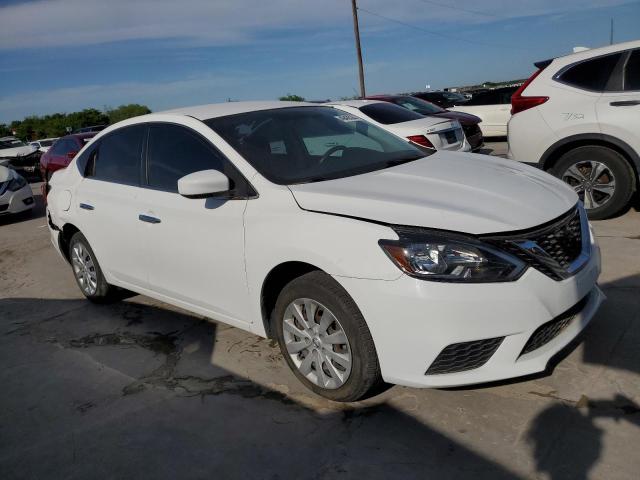 3N1AB7APXKY263465 - 2019 NISSAN SENTRA S WHITE photo 4