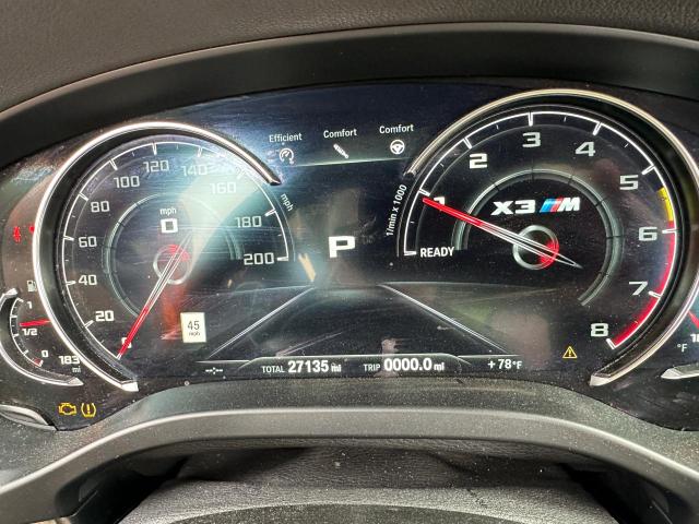 5YMTS0C04L9B62078 - 2020 BMW X3 M COMPETITION GOLD photo 9