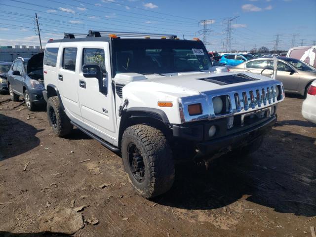 5GRGN23U44H119637 - 2004 HUMMER H2 WHITE photo 4