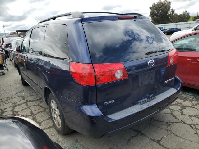 5TDZK23C77S079290 - 2007 TOYOTA SIENNA CE BLUE photo 2