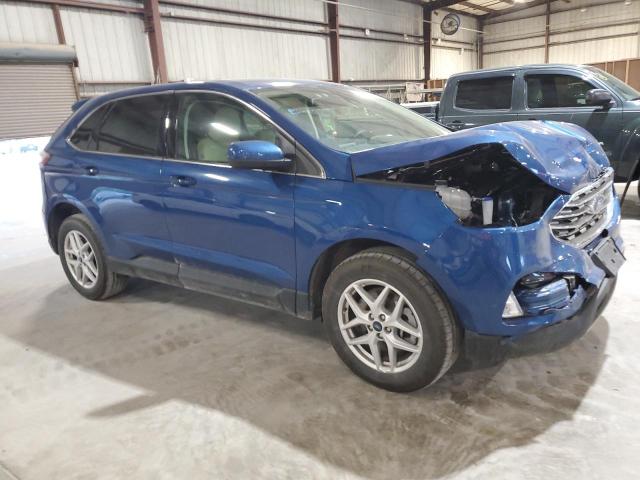 2FMPK4J94NBA27524 - 2022 FORD EDGE SEL BLUE photo 4