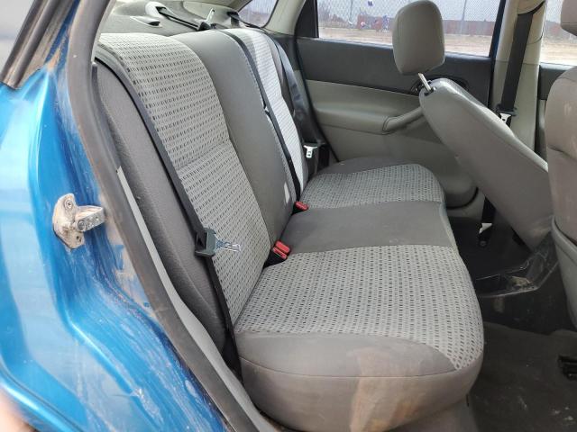 1FAFP34N57W142807 - 2007 FORD FOCUS ZX4 BLUE photo 10