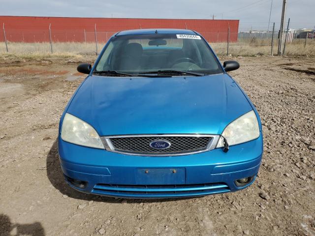 1FAFP34N57W142807 - 2007 FORD FOCUS ZX4 BLUE photo 5