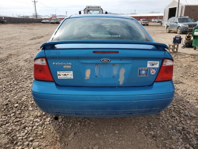 1FAFP34N57W142807 - 2007 FORD FOCUS ZX4 BLUE photo 6