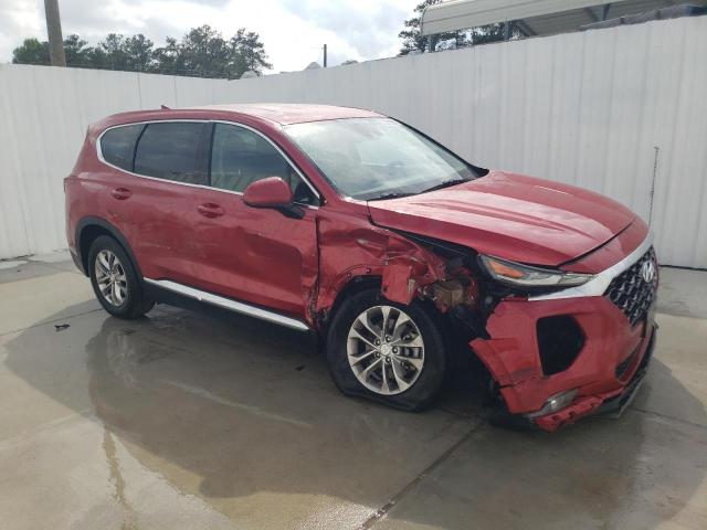 5NMS3CAD6KH053145 - 2019 HYUNDAI SANTA FE SEL RED photo 4