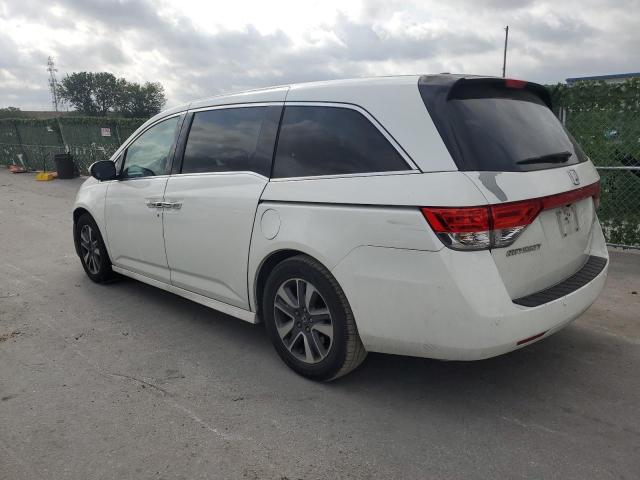 5FNRL5H90EB005996 - 2014 HONDA ODYSSEY TOURING WHITE photo 2