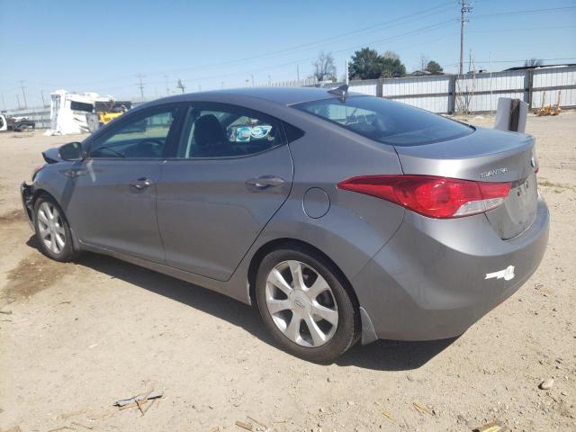 5NPDH4AE4DH215241 - 2013 HYUNDAI ELANTRA GLS SILVER photo 2