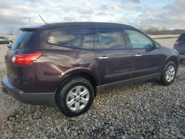 1GNER13D49S174999 - 2009 CHEVROLET TRAVERSE LS BURGUNDY photo 3