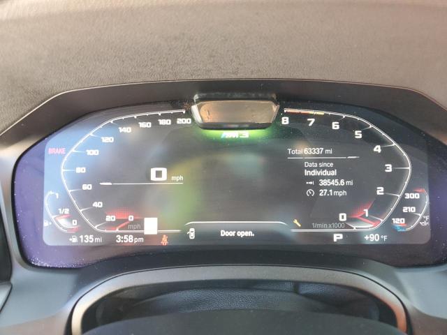 WBS33AY07NFM40924 - 2022 BMW M3 COMPETITION WHITE photo 9