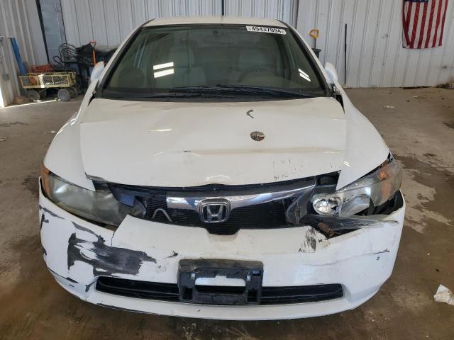 1HGFA16557L083094 - 2007 HONDA CIVIC LX WHITE photo 5