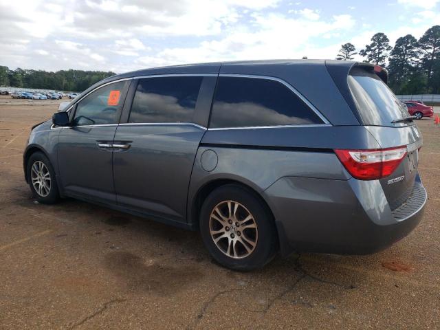 5FNRL5H65DB063994 - 2013 HONDA ODYSSEY EXL GRAY photo 2