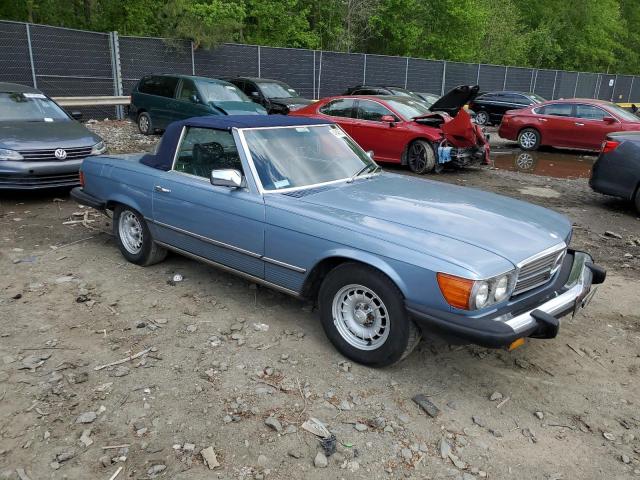 WDBBA45D5FA035529 - 1985 MERCEDES-BENZ 380 SL BLUE photo 4