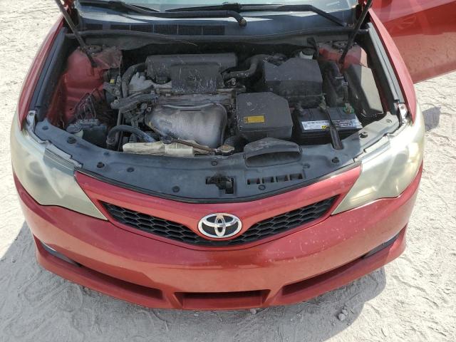 4T1BF1FK5CU630305 - 2012 TOYOTA CAMRY BASE RED photo 11