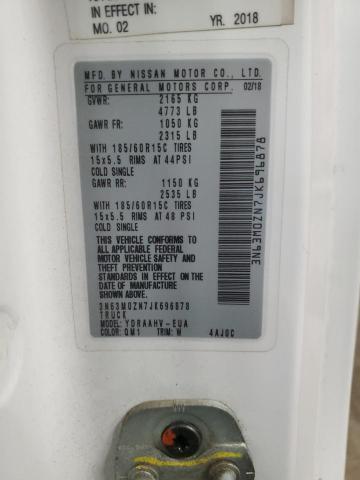 3N63M0ZN7JK696878 - 2018 CHEVROLET CITY EXPRE LT 白色 照片 14