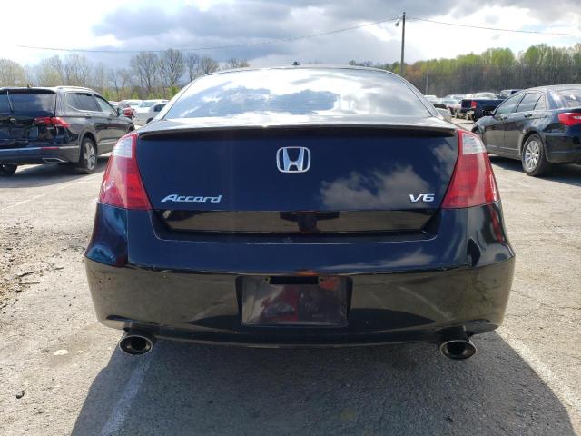 1HGCS21839A000851 - 2009 HONDA ACCORD EXL BLACK photo 6