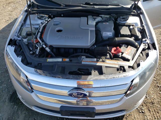 3FADP0L30BR108680 - 2011 FORD FUSION HYBRID SILVER photo 11