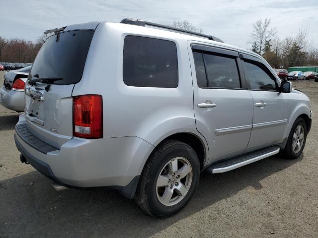 5FNYF4H63BB032706 - 2011 HONDA PILOT EXL SILVER photo 3