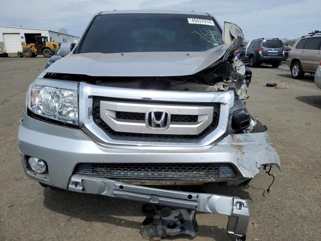 5FNYF4H63BB032706 - 2011 HONDA PILOT EXL SILVER photo 5