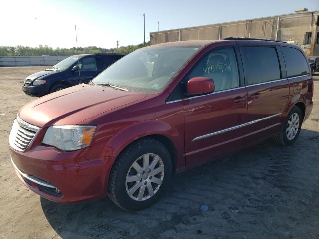 2A4RR8DG1BR631281 - 2011 CHRYSLER TOWN AND C TOURING L BURGUNDY photo 1