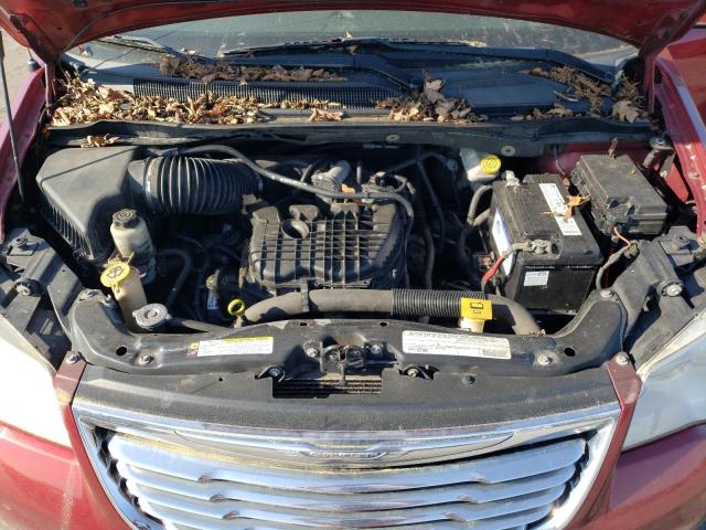 2A4RR8DG1BR631281 - 2011 CHRYSLER TOWN AND C TOURING L BURGUNDY photo 12