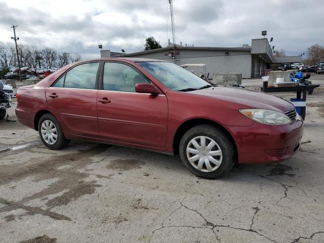 4T1BE32K85U020597 - 2005 TOYOTA CAMRY LE RED photo 4