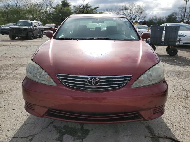 4T1BE32K85U020597 - 2005 TOYOTA CAMRY LE RED photo 5