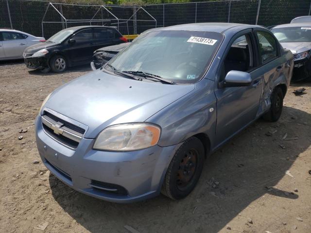 KL1TD56628B046012 - 2008 CHEVROLET AVEO BASE BLUE photo 1