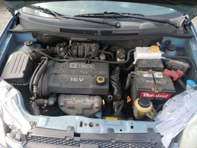 KL1TD56628B046012 - 2008 CHEVROLET AVEO BASE BLUE photo 11