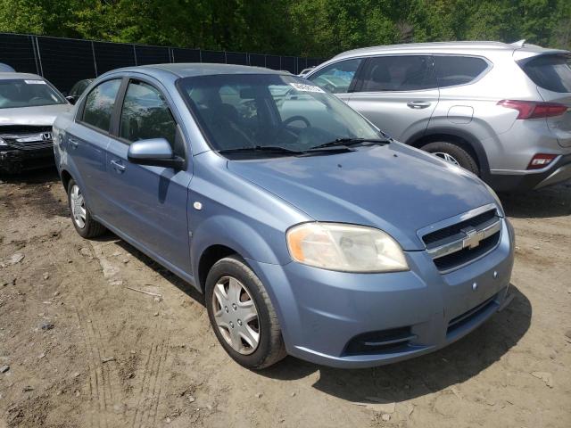 KL1TD56628B046012 - 2008 CHEVROLET AVEO BASE BLUE photo 4