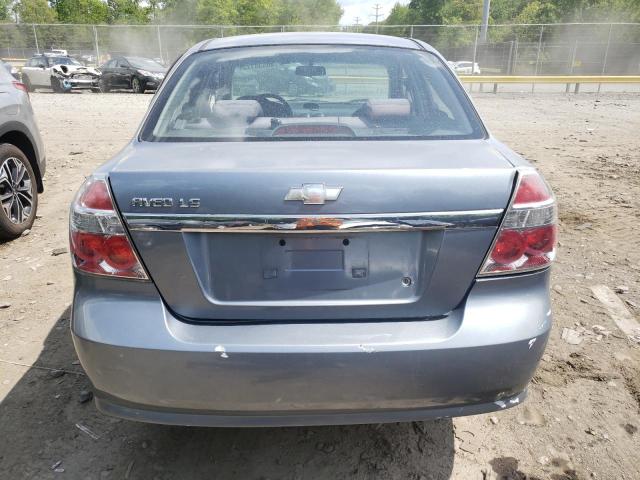 KL1TD56628B046012 - 2008 CHEVROLET AVEO BASE BLUE photo 6